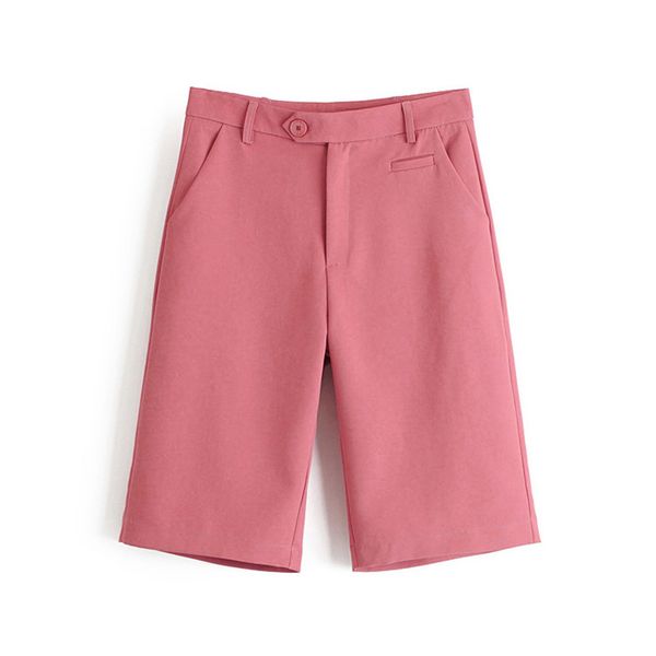 women fashion pink high waist straight pants autumn female casual knee length pants office lady work wear short, Black;white
women fashion pink high waist straight pants autumn female casual knee length pants office lady work wear short, Black;white