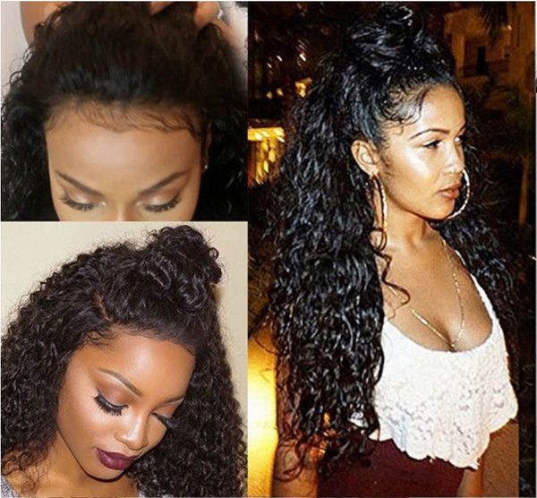 lace front wigs natural black long kinky curly wigs with baby hair heat resistant glueless synthetic, Black;brown
lace front wigs natural black long kinky curly wigs with baby hair heat resistant glueless synthetic, Black;brown