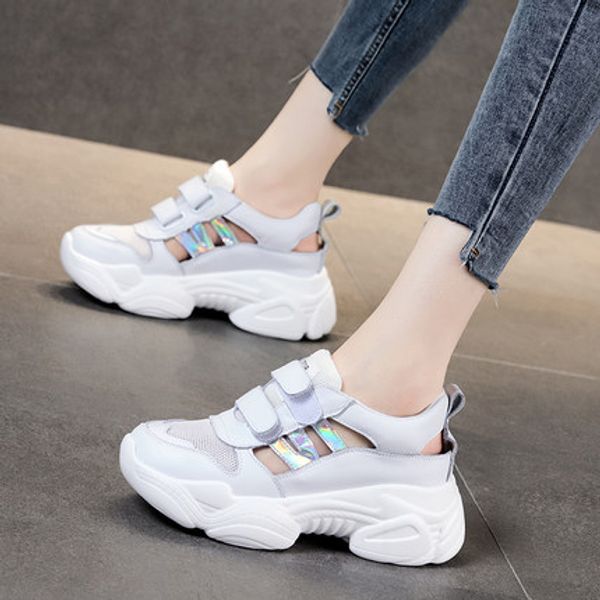 2020 summer new women's thick-soled breathable hollow casual sports large size super fire sandals, Black
2020 summer new women's thick-soled breathable hollow casual sports large size super fire sandals, Black