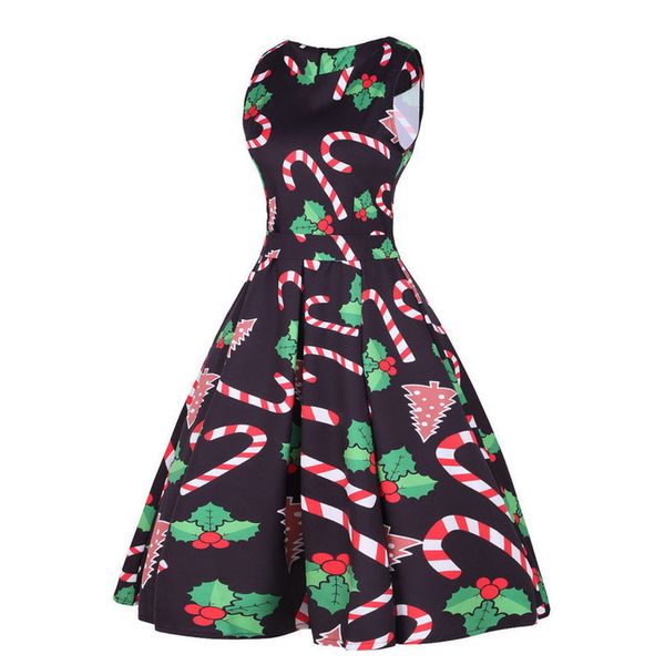 plus size woman vintage dress santa christmas xmas printed o neck sleeveless swing dress women clothing hot, Black;gray
plus size woman vintage dress santa christmas xmas printed o neck sleeveless swing dress women clothing hot, Black;gray