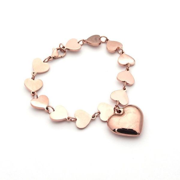2020 designer titanium steel t letter peach heart chain bracelet 18 k gold designer heart-shaped bracelet
2020 designer titanium steel t letter peach heart chain bracelet 18 k gold designer heart-shaped bracelet