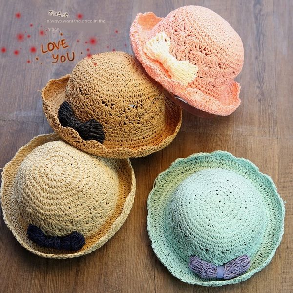 curled bow children's hand-woven baby sun straw butterfly straw foldable children's sun hat parent-child hat, Yellow
curled bow children's hand-woven baby sun straw butterfly straw foldable children's sun hat parent-child hat, Yellow
