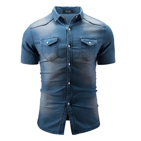 lapel denim shirt 2020 designer short-sleeved men's blue slim and old washed denim shirt plus size jacket 3xl, Black;brown
lapel denim shirt 2020 designer short-sleeved men's blue slim and old washed denim shirt plus size jacket 3xl, Black;brown