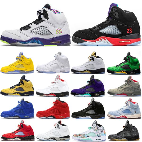 fire red 2020 5s basketball shoes for men alternate bel black metallic 3 space jam alternate grape oreo cement sneakers trainers 40-47
fire red 2020 5s basketball shoes for men alternate bel black metallic 3 space jam alternate grape oreo cement sneakers trainers 40-47