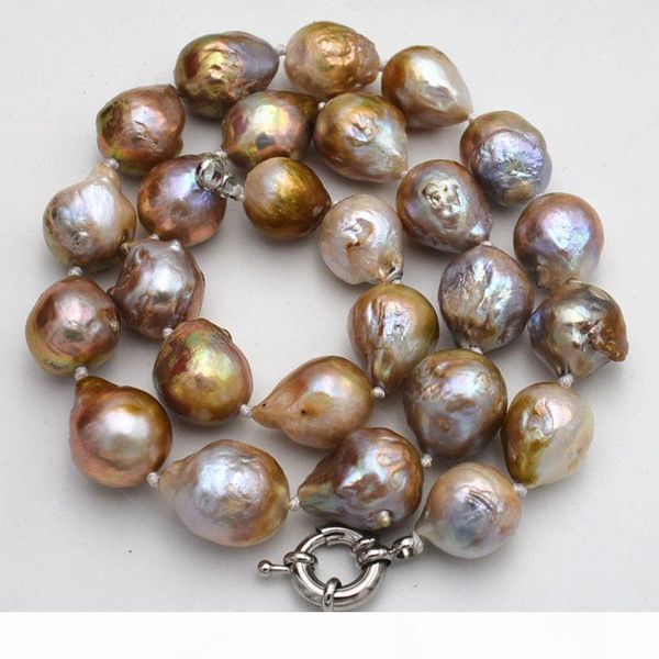 изысканные ювелирные изделия перлы новых природных 14x17mm reborn барокко эдисон фиолетовый жемчуг knot ожерелье 18, Silver
изысканные ювелирные изделия перлы новых природных 14x17mm reborn барокко эдисон фиолетовый жемчуг knot ожерелье 18, Silver