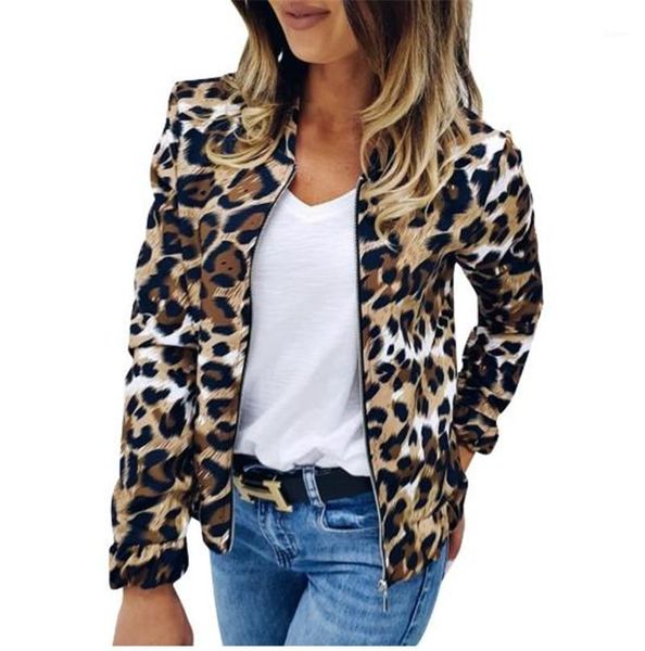 coats regular outerwear with zipper elastics hem leopard cardigan autumn spring womens designer jackets long sleeve new fashion casual, Black;brown
coats regular outerwear with zipper elastics hem leopard cardigan autumn spring womens designer jackets long sleeve new fashion casual, Black;brown