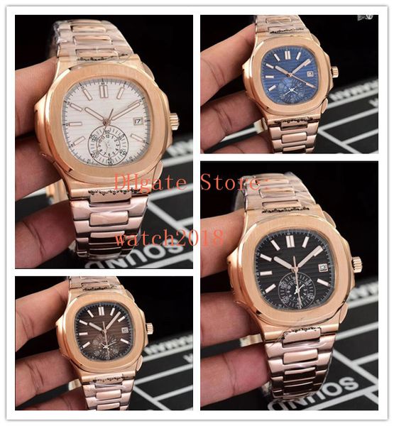 4 style wristwatches 40.5mm nautilus 5980 1r-001 18k rose gold blue dial automatic fashion men's luxury watches, Slivery;brown
4 style wristwatches 40.5mm nautilus 5980 1r-001 18k rose gold blue dial automatic fashion men's luxury watches, Slivery;brown
