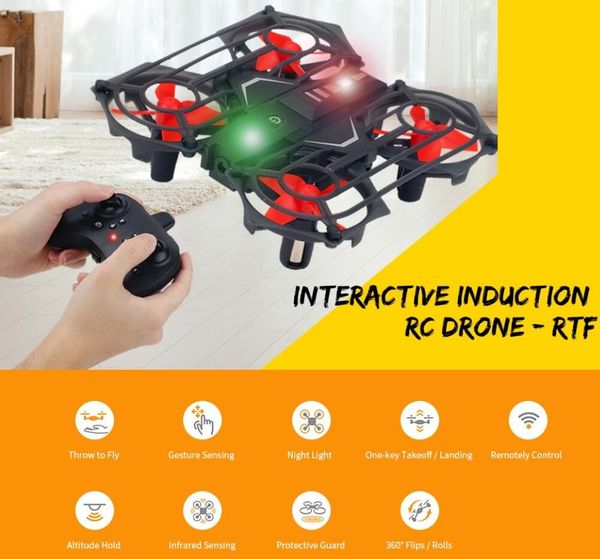 upgrade remote control gesture sensing dual mode infrared altitude hold flying rc drone 2.4g 3d flip&roll throw fly quadcopter
upgrade remote control gesture sensing dual mode infrared altitude hold flying rc drone 2.4g 3d flip&roll throw fly quadcopter