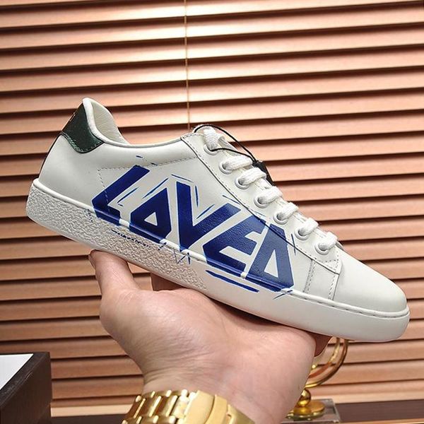men 's ace sneaker with loved print mens shoes fashion design leather comfortable shoes lace -up low casual men shoes with origin, Black
men 's ace sneaker with loved print mens shoes fashion design leather comfortable shoes lace -up low casual men shoes with origin, Black