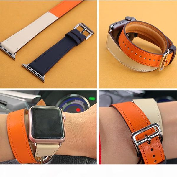 kebitt men women double tour bands for apple watch series 4 3 genuine leather strap iwatch4 two loop wrist band herm 40mm 44mm t190708, Black;brown
kebitt men women double tour bands for apple watch series 4 3 genuine leather strap iwatch4 two loop wrist band herm 40mm 44mm t190708, Black;brown