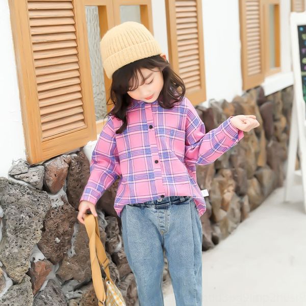 2019 autumn new korean long sleeve plaid girl children's clothing shirt fashionable fan cotton children's clothing shirt, White;black
2019 autumn new korean long sleeve plaid girl children's clothing shirt fashionable fan cotton children's clothing shirt, White;black