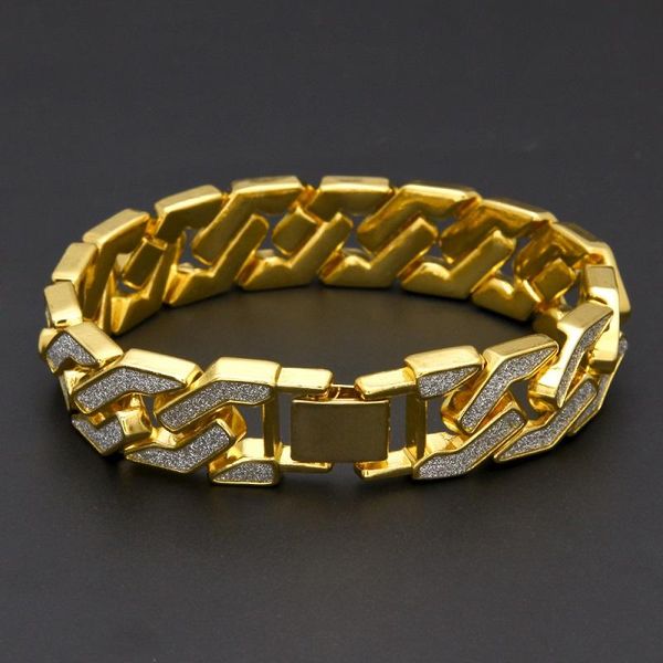 cuban link chain bracelet for mens iced out hip hop bracelets jewelry gold plating bangle zircon chains, Black
cuban link chain bracelet for mens iced out hip hop bracelets jewelry gold plating bangle zircon chains, Black