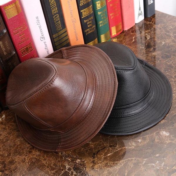 factory direct selling leather hat men and women cowhide hat on the beach tycoon jazz big street cool for spring autumn, Blue;gray
factory direct selling leather hat men and women cowhide hat on the beach tycoon jazz big street cool for spring autumn, Blue;gray