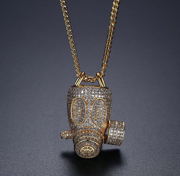 iced out hip hop creative gas mask pendantt for men hip hop bling diamond necklace gold silver jewellery
iced out hip hop creative gas mask pendantt for men hip hop bling diamond necklace gold silver jewellery