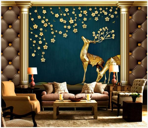 3d wallpaper custom p mural on the wall european soft pack black gold deer home decor living room p wallpaper for walls 3 d
3d wallpaper custom p mural on the wall european soft pack black gold deer home decor living room p wallpaper for walls 3 d