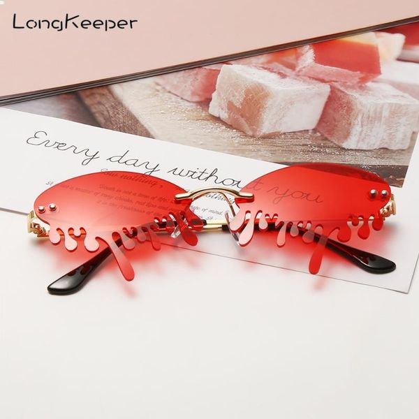 longkeeper steampunk sunglasses women men rimless vintage tears shape glasses candy color 2020 summer sun glasses party gafas, White;black
longkeeper steampunk sunglasses women men rimless vintage tears shape glasses candy color 2020 summer sun glasses party gafas, White;black