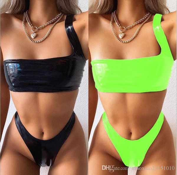 2020 women's print bikini padded high cut bikini set two piece swimsuit female swimwear 978, White;black
2020 women's print bikini padded high cut bikini set two piece swimsuit female swimwear 978, White;black