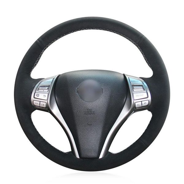 for nissan pulsar 2015-2018 car steering wheel cover hand-stitched diy custom 
for nissan pulsar 2015-2018 car steering wheel cover hand-stitched diy custom