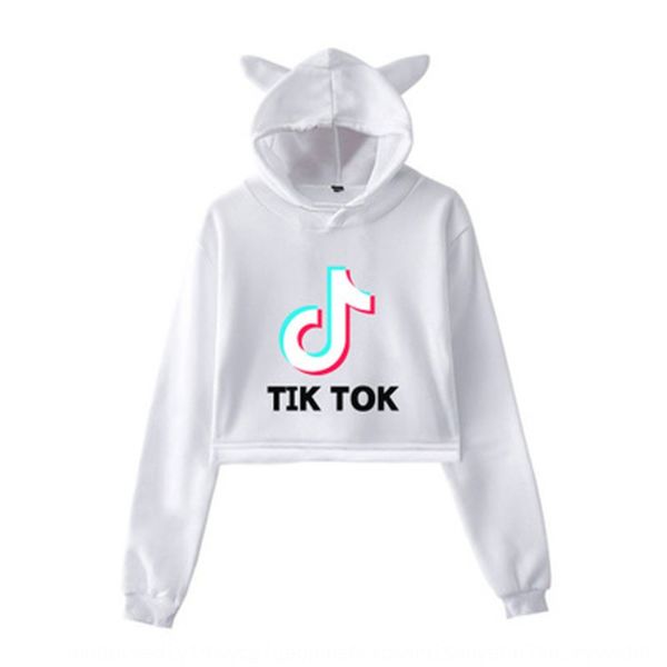 2019 новый tik tok tok свободного большого размера кошка уха свитер с шляпой пупочного свитером для женщин, Black
2019 новый tik tok tok свободного большого размера кошка уха свитер с шляпой пупочного свитером для женщин, Black