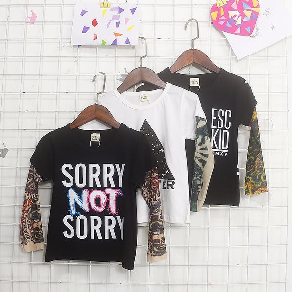 ins wear t-shirt summer wear boy's baby tattoo long sleeve girl stitching clothes cool children's t-shirt children's clothing, Blue
ins wear t-shirt summer wear boy's baby tattoo long sleeve girl stitching clothes cool children's t-shirt children's clothing, Blue