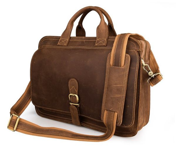 nesitu vintage brown coffee genuine leather 14'' lapoffice men briefcase portfolio shoulder messenger bag m6020
nesitu vintage brown coffee genuine leather 14'' lapoffice men briefcase portfolio shoulder messenger bag m6020