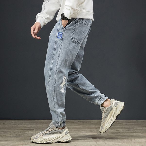 summer new fashion street men's jeans straight casual cotton harem pants blue elastic waist jeans men large size 4x
summer new fashion street men's jeans straight casual cotton harem pants blue elastic waist jeans men large size 4x