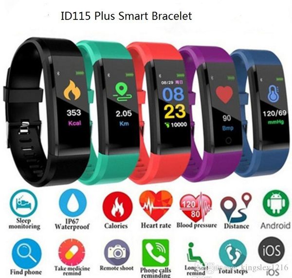 lcd screen id115 plus smart bracelet fitness tracker pedometer watch band heart rate blood pressure monitor smart wristband
lcd screen id115 plus smart bracelet fitness tracker pedometer watch band heart rate blood pressure monitor smart wristband