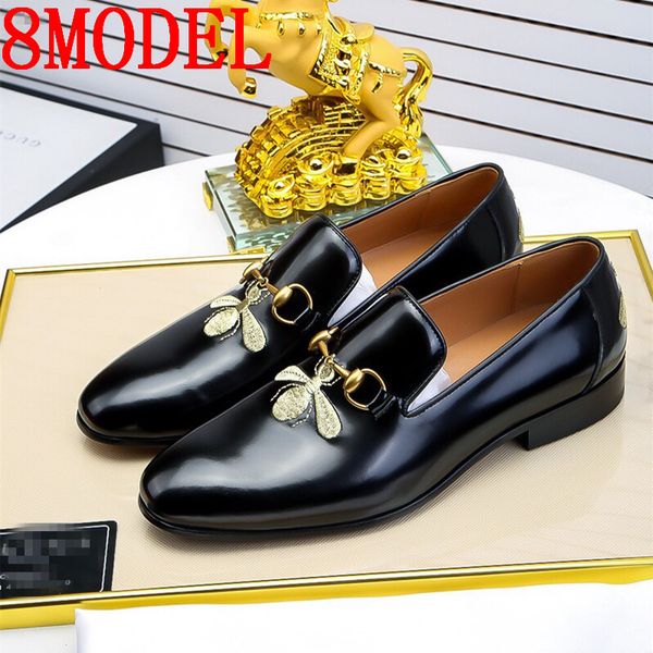 classic men dress shoes genuine leather slip on business pointed leather formal wedding shoes man plus size38-45 flat, Black
classic men dress shoes genuine leather slip on business pointed leather formal wedding shoes man plus size38-45 flat, Black