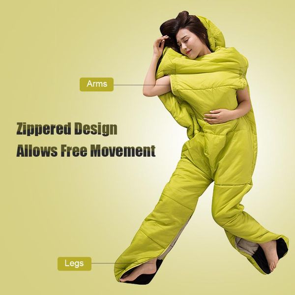 humanoid single sleeping bag outdoor camping backpacking travel hiking lazy bag sleeping with zippered holes for arms
humanoid single sleeping bag outdoor camping backpacking travel hiking lazy bag sleeping with zippered holes for arms