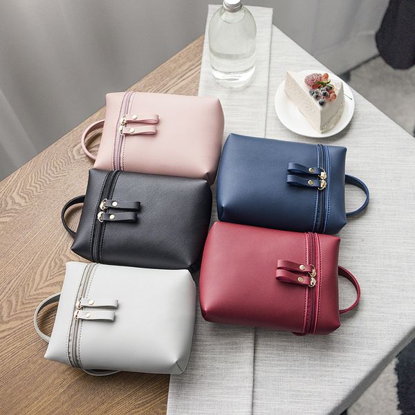 zipper phone bag shoulder messenger bag handbag small square