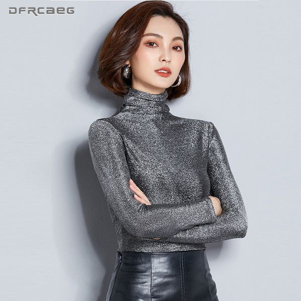 turtleneck bright blouses women 2020 autumn new arrivals fashion long sleeve shirts clothing slim ladies streetwear female, White
turtleneck bright blouses women 2020 autumn new arrivals fashion long sleeve shirts clothing slim ladies streetwear female, White