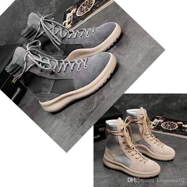 2019 men and women martin boots fear of god military sneakers hight army bootsfashion shoes brand high boots, Black
2019 men and women martin boots fear of god military sneakers hight army bootsfashion shoes brand high boots, Black