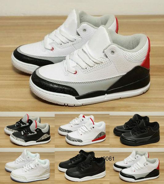 2020 новый jumpman 3 cut низких дети ретро баскетбольной обуви мальчика девочка молодого парень спорт тапок размер 28-35, Black
2020 новый jumpman 3 cut низких дети ретро баскетбольной обуви мальчика девочка молодого парень спорт тапок размер 28-35, Black