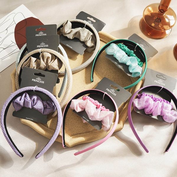 2020 korean summer solid color plaid headband large intestine ring women fashion hair accessories set dropship wholesale new
2020 korean summer solid color plaid headband large intestine ring women fashion hair accessories set dropship wholesale new