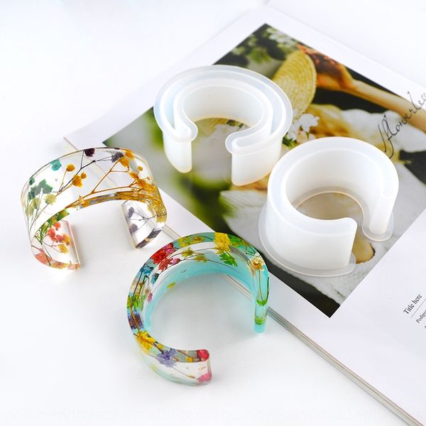 c type bracelet mould diy handmade diy silica gel crystal crystal dripping mould silicone semi-open large size md1005, Silver
c type bracelet mould diy handmade diy silica gel crystal crystal dripping mould silicone semi-open large size md1005, Silver