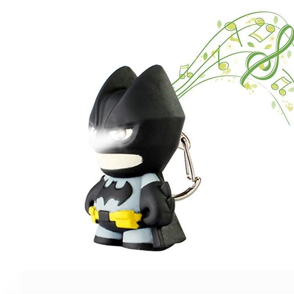 batman cartoon keychain with led night light can make a sound flashlight children's gift
batman cartoon keychain with led night light can make a sound flashlight children's gift