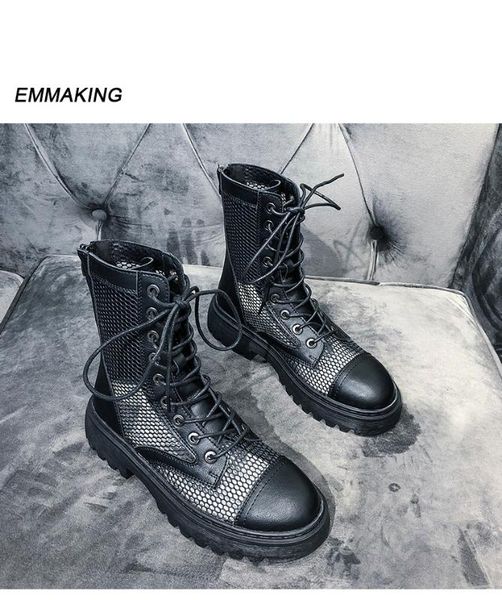 emma king boots female 2020 new mesh hollow genuine leather short booties lace up white spring women shoes motorcycle, Black
emma king boots female 2020 new mesh hollow genuine leather short booties lace up white spring women shoes motorcycle, Black