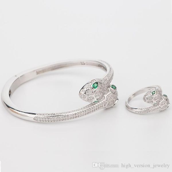 natural emerald wedding jewelry sterling silver woman elasticity animal bangle snake two 2 head open bracelets, Black
natural emerald wedding jewelry sterling silver woman elasticity animal bangle snake two 2 head open bracelets, Black
