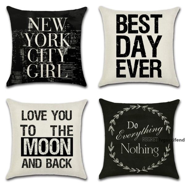 lychee english letter printed pillow case cover black and white flax square 45x45cm pillowcase home decorative pillowcases
lychee english letter printed pillow case cover black and white flax square 45x45cm pillowcase home decorative pillowcases