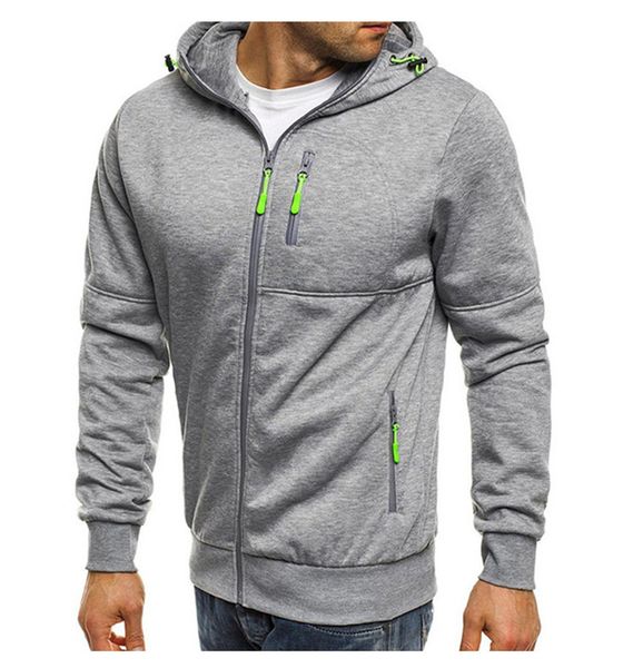 mens designer zipper hoddies solid color long sleeve homme clothing mens hooded collar pullover fashion sweatshirts, Black
mens designer zipper hoddies solid color long sleeve homme clothing mens hooded collar pullover fashion sweatshirts, Black