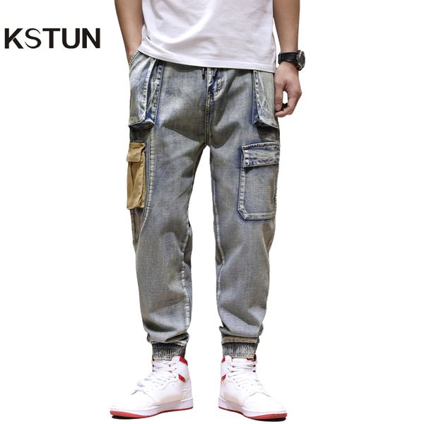 kstun mens colored jeans denim pockets pants cargo jeans men casual loose fit vintage harem pants multi pockets joggers homme, Blue
kstun mens colored jeans denim pockets pants cargo jeans men casual loose fit vintage harem pants multi pockets joggers homme, Blue