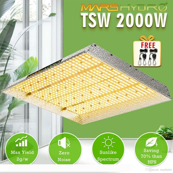 Mars Hydro TSW 2000W LED Grow Light Sunlike Full Spectrum for Indoor Veg Flower
Mars Hydro TSW 2000W LED Grow Light Sunlike Full Spectrum for Indoor Veg Flower
