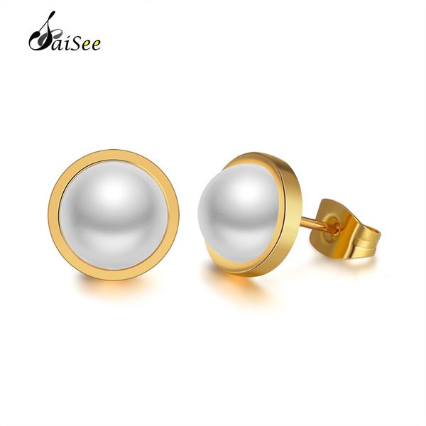 saisee 50% off multi-size small stud earrings for women gold color with simulated-pearl stainless steel earrings female jewelry, Golden
saisee 50% off multi-size small stud earrings for women gold color with simulated-pearl stainless steel earrings female jewelry, Golden