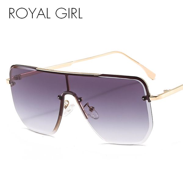royal girl fahsion square rimless sunglasses women vintage brand design sun glasses men flat gradient eyeglasses uv400 ss264, White;black
royal girl fahsion square rimless sunglasses women vintage brand design sun glasses men flat gradient eyeglasses uv400 ss264, White;black