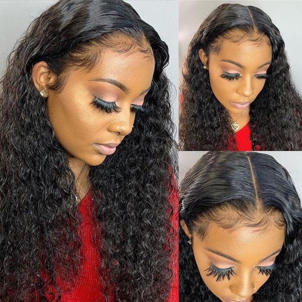 curly human hair wig 13x6 lace front wig kinky curly wig 150 density human hair 26 inch remy brazilian hair, Black
curly human hair wig 13x6 lace front wig kinky curly wig 150 density human hair 26 inch remy brazilian hair, Black
