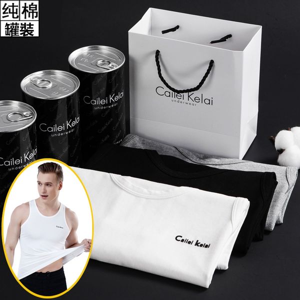 ck01 new men' pure cotton solid shirt vest color fashion slim stretch base shirt fitness sports vest for men, White;black
ck01 new men' pure cotton solid shirt vest color fashion slim stretch base shirt fitness sports vest for men, White;black