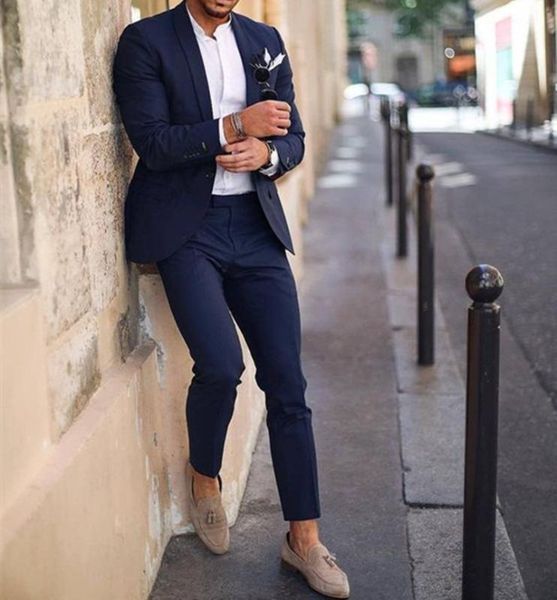 2pieces navy blue tuxedo men suits for wedding business suit blazer shawl lapel costume homme terno party suits terno masculino, White;black
2pieces navy blue tuxedo men suits for wedding business suit blazer shawl lapel costume homme terno party suits terno masculino, White;black