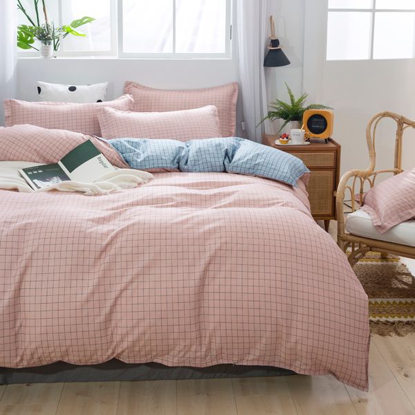 small grid design bedding set quilt cover pillowcase duvet cover sets gray king double single full size bed linen
small grid design bedding set quilt cover pillowcase duvet cover sets gray king double single full size bed linen