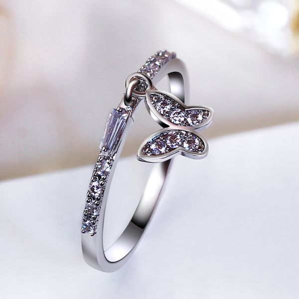 lovely butterfly pendant small ring setting small cubic zirconia crystal stones white elegant trendy ring china, Golden;silver
lovely butterfly pendant small ring setting small cubic zirconia crystal stones white elegant trendy ring china, Golden;silver