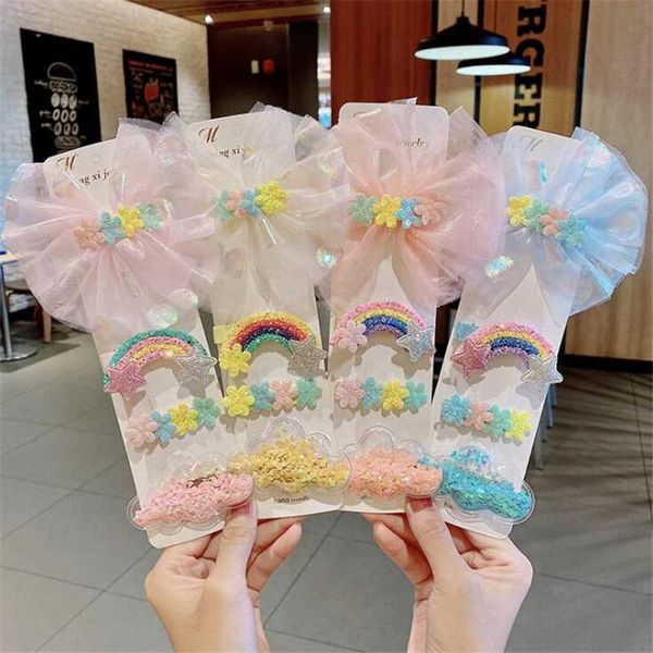 hair accessories 4 pcs/set cute girls kids sequins cloud sweet clips lovely rainbow children hairpins headwear ornament, Slivery;white
hair accessories 4 pcs/set cute girls kids sequins cloud sweet clips lovely rainbow children hairpins headwear ornament, Slivery;white